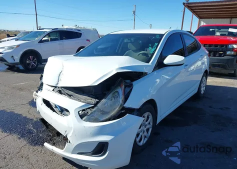 2012 Hyundai Accent Gls из США, поврежденный, VIN KMHCT4AE4CU241445